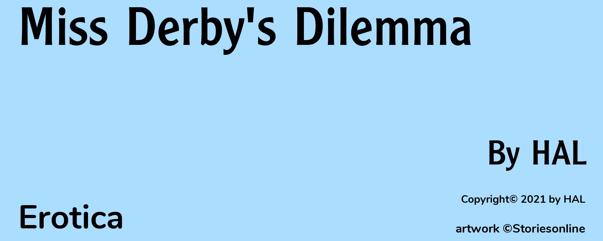 Miss Derby's Dilemma - Cover