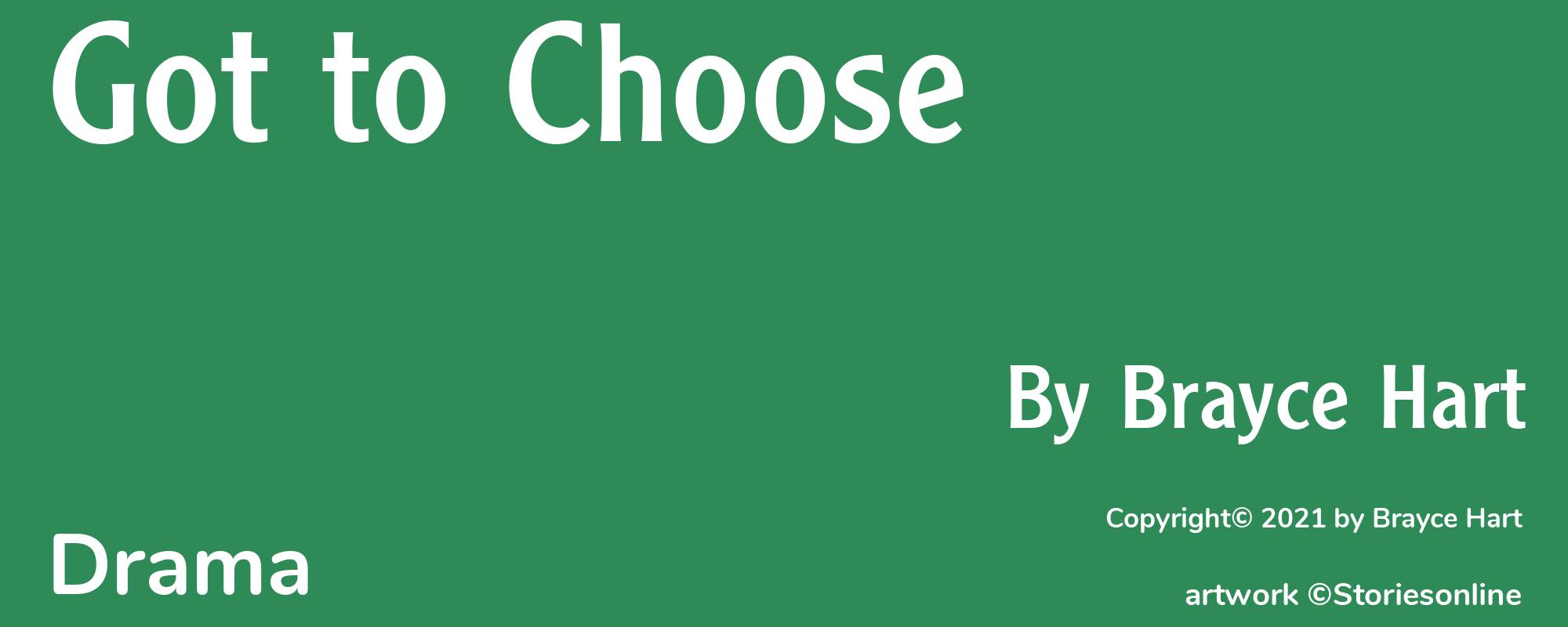 Got to Choose - Cover