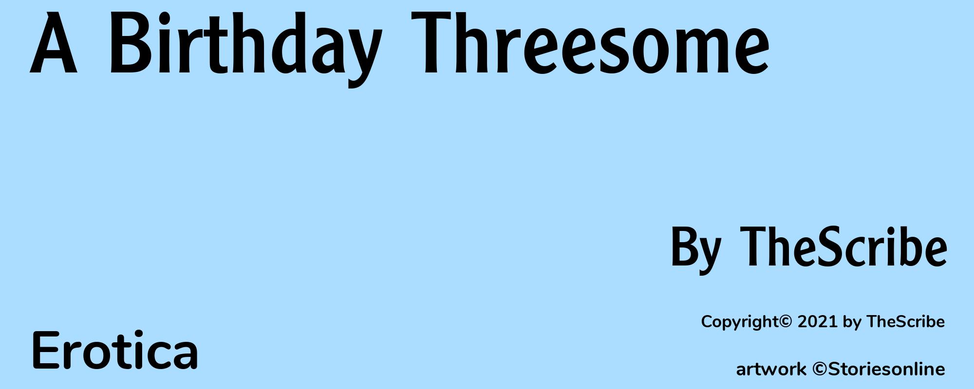 A Birthday Threesome - Cover