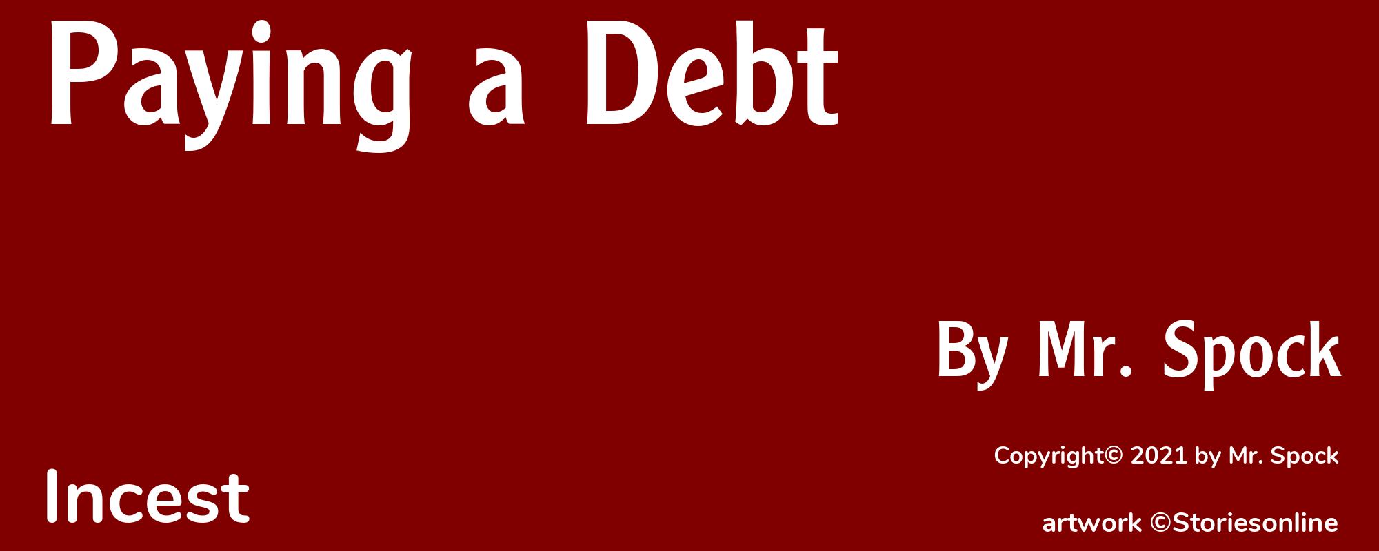 Paying a Debt - Cover