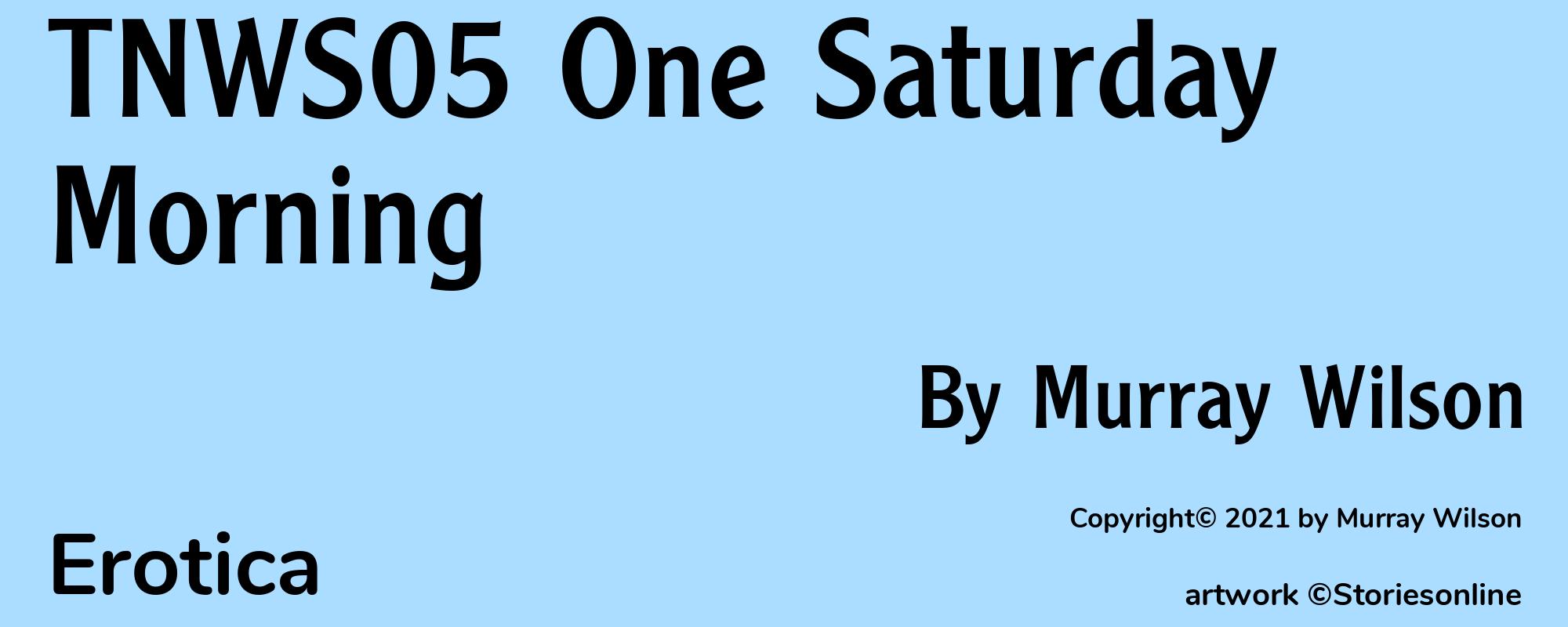 TNWS05 One Saturday Morning - Cover