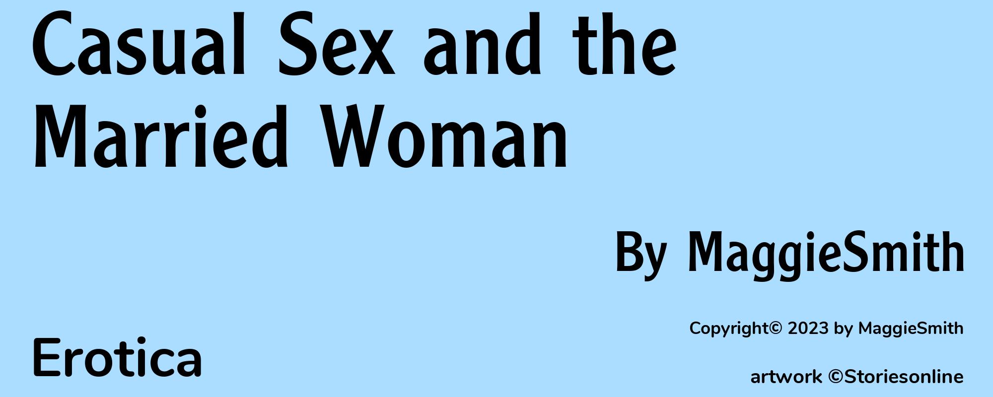 Casual Sex and the Married Woman - Cover