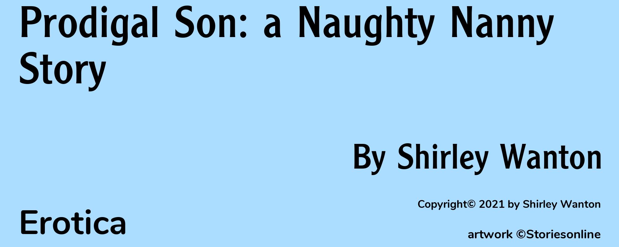Prodigal Son: a Naughty Nanny Story - Cover