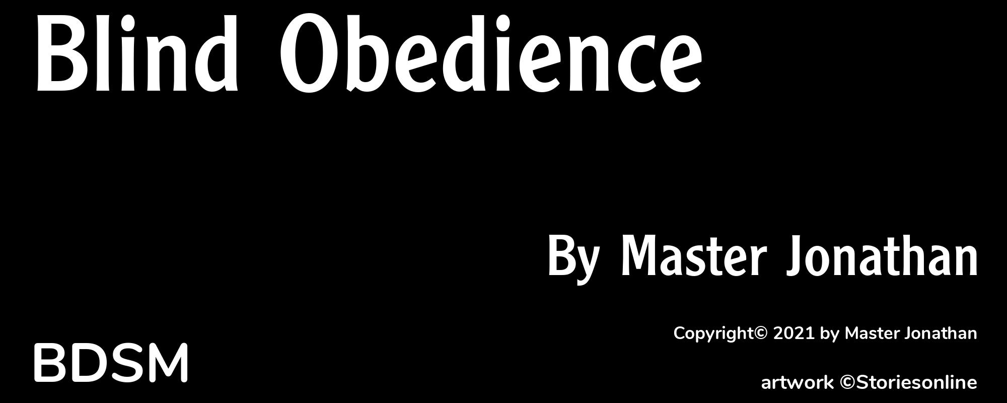 Blind Obedience - Cover
