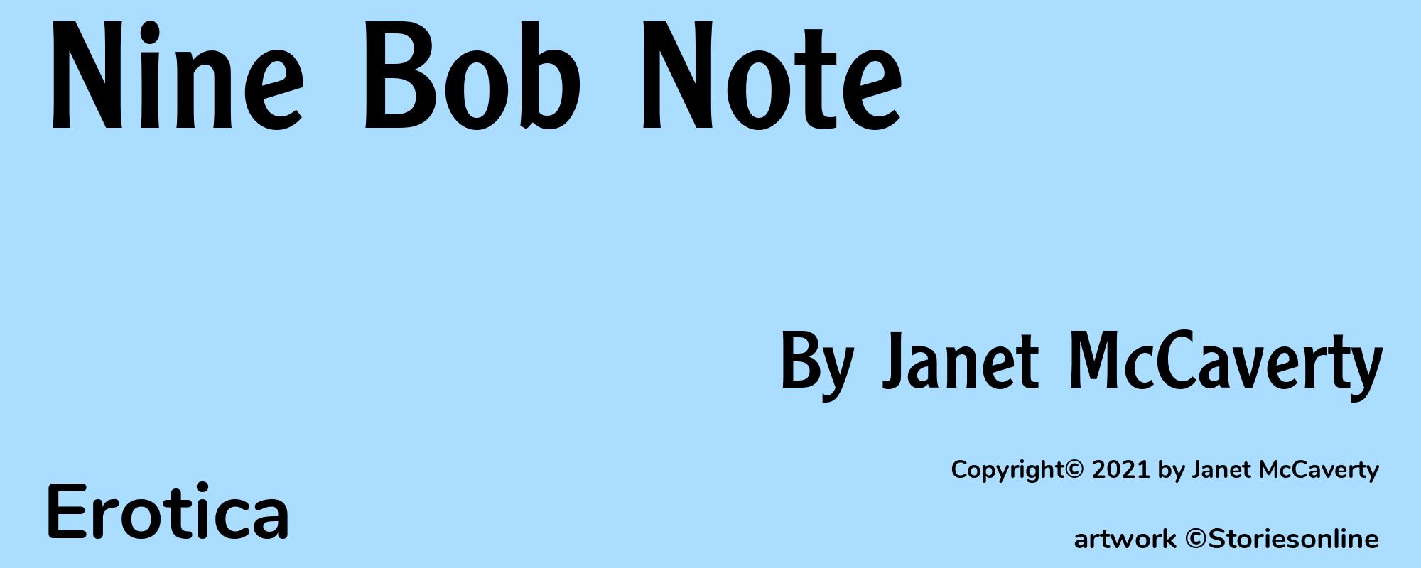 Nine Bob Note - Cover