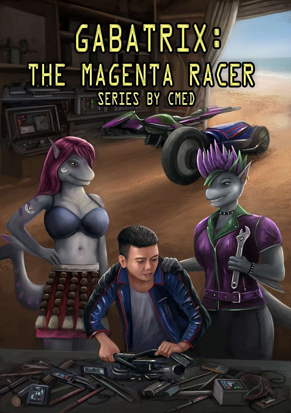 Gabatrix: the Magenta Racer - Cover
