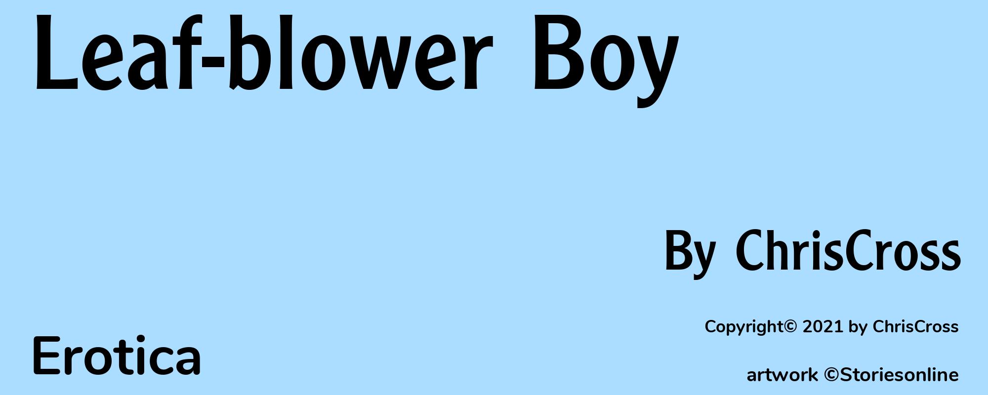 Leaf-blower Boy - Cover
