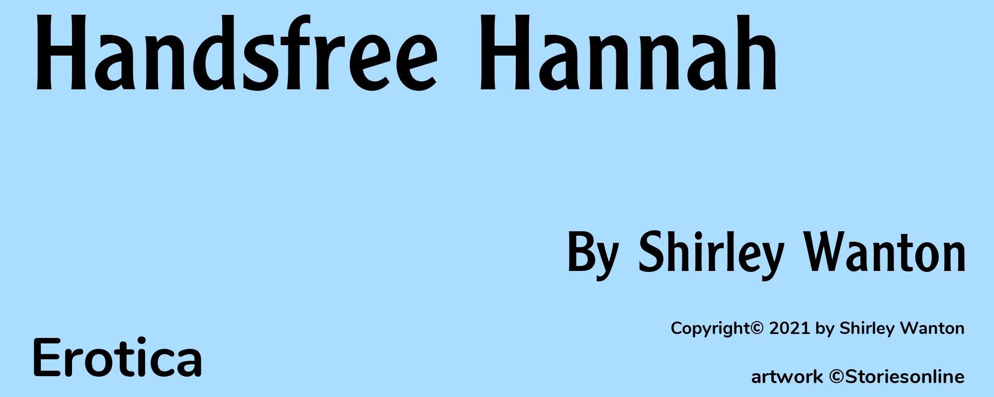 Handsfree Hannah - Cover