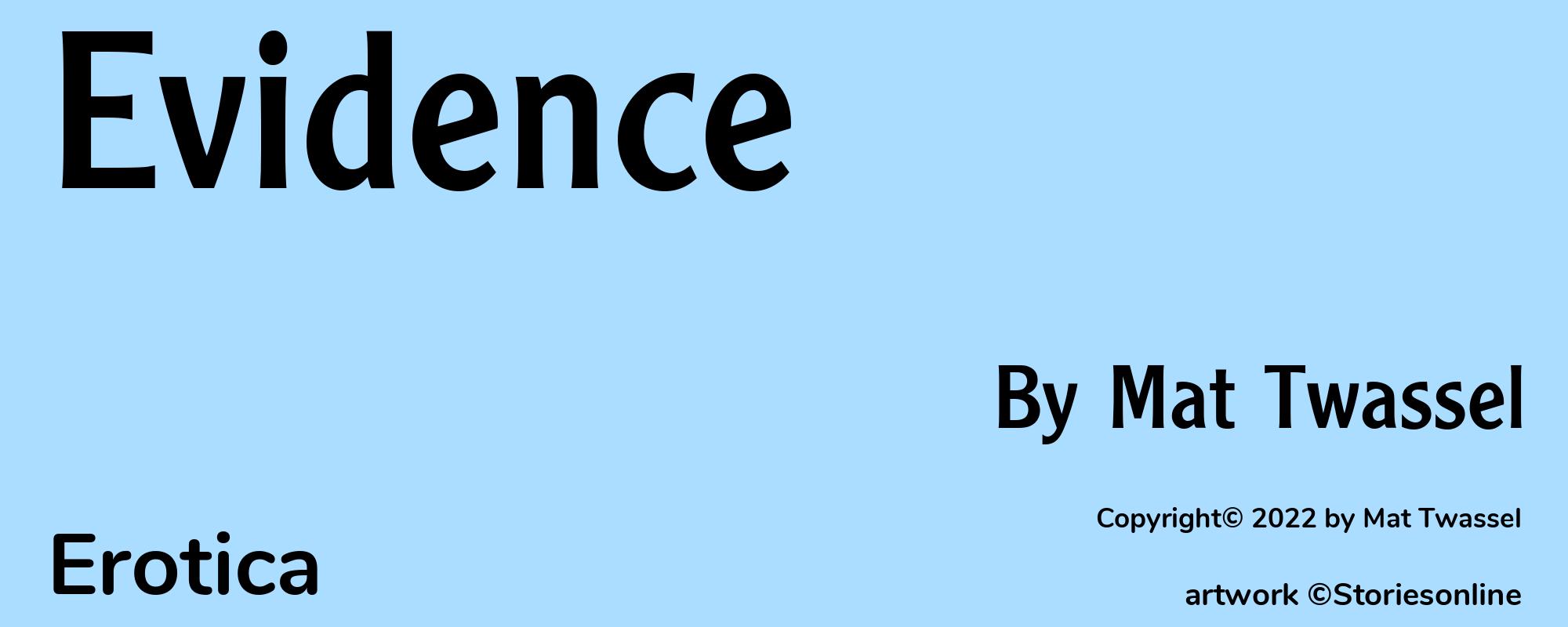 Evidence - Cover