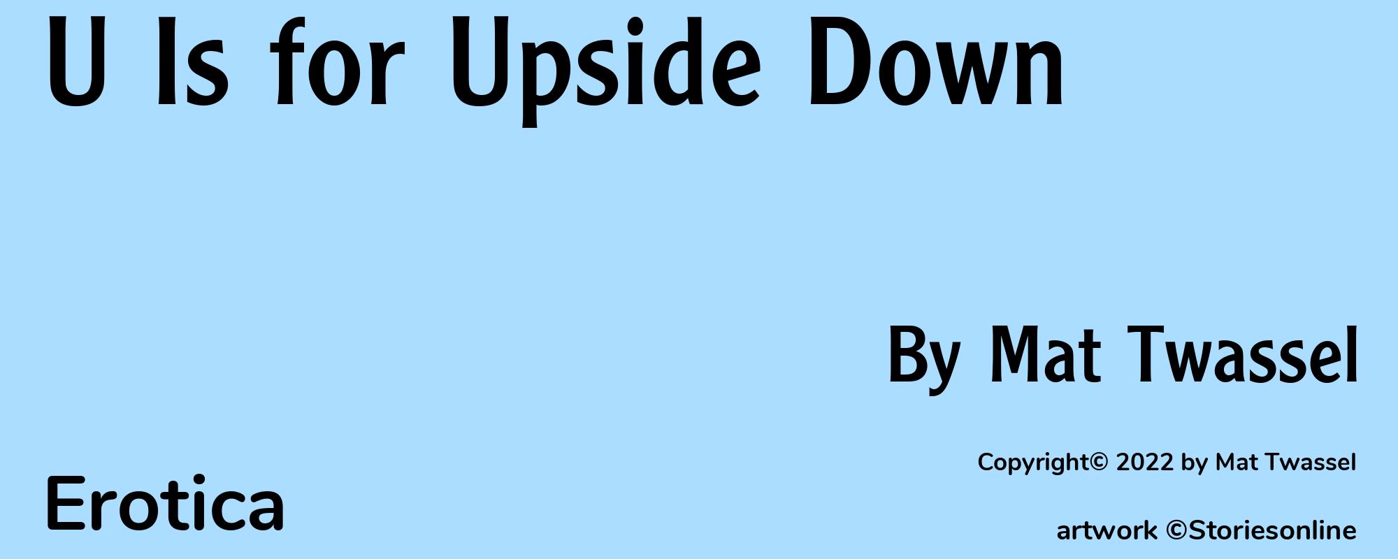U Is for Upside Down - Cover
