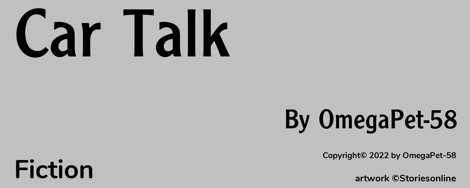 Car Talk - Cover