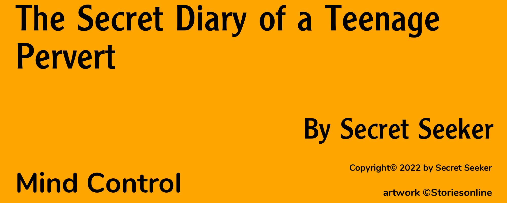The Secret Diary of a Teenage Pervert - Cover
