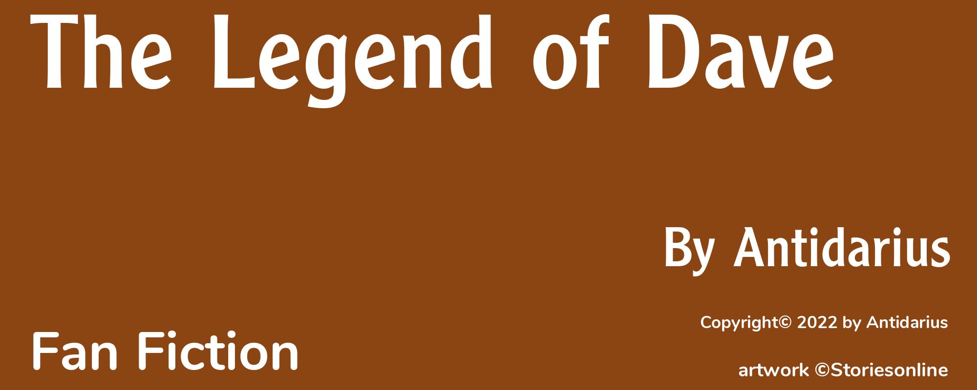 The Legend of Dave - Cover