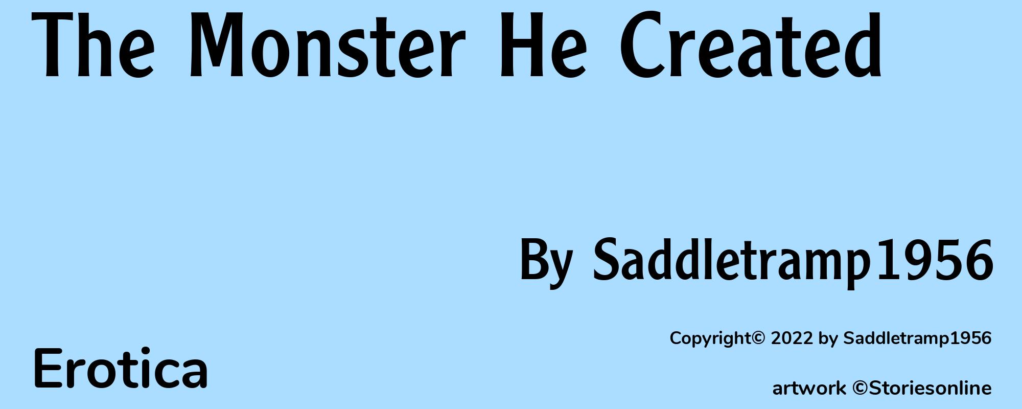 The Monster He Created - Cover