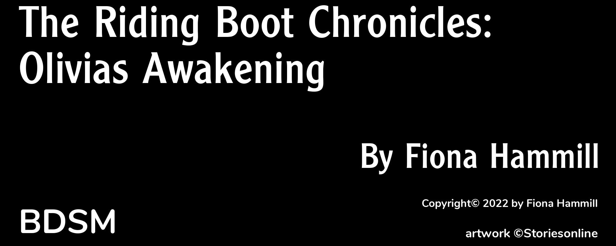 The Riding Boot Chronicles: Olivias Awakening - Cover