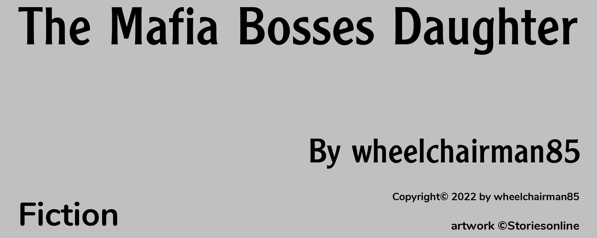 The Mafia Bosses Daughter - Cover