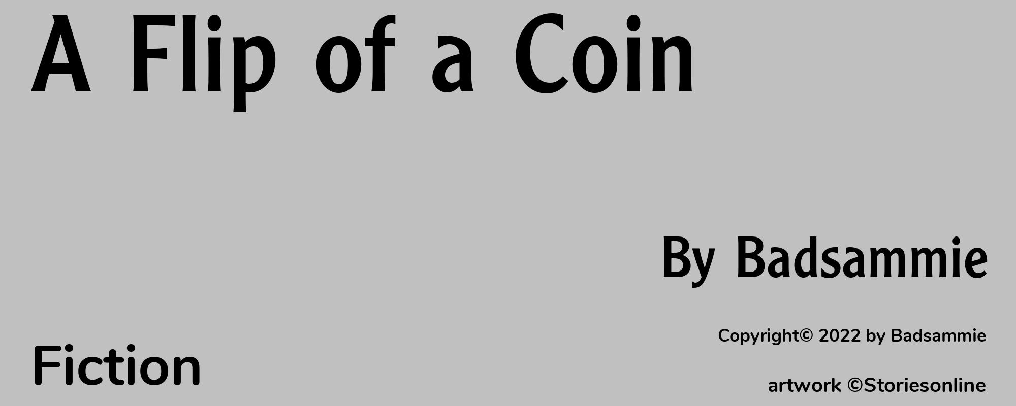 A Flip of a Coin - Cover