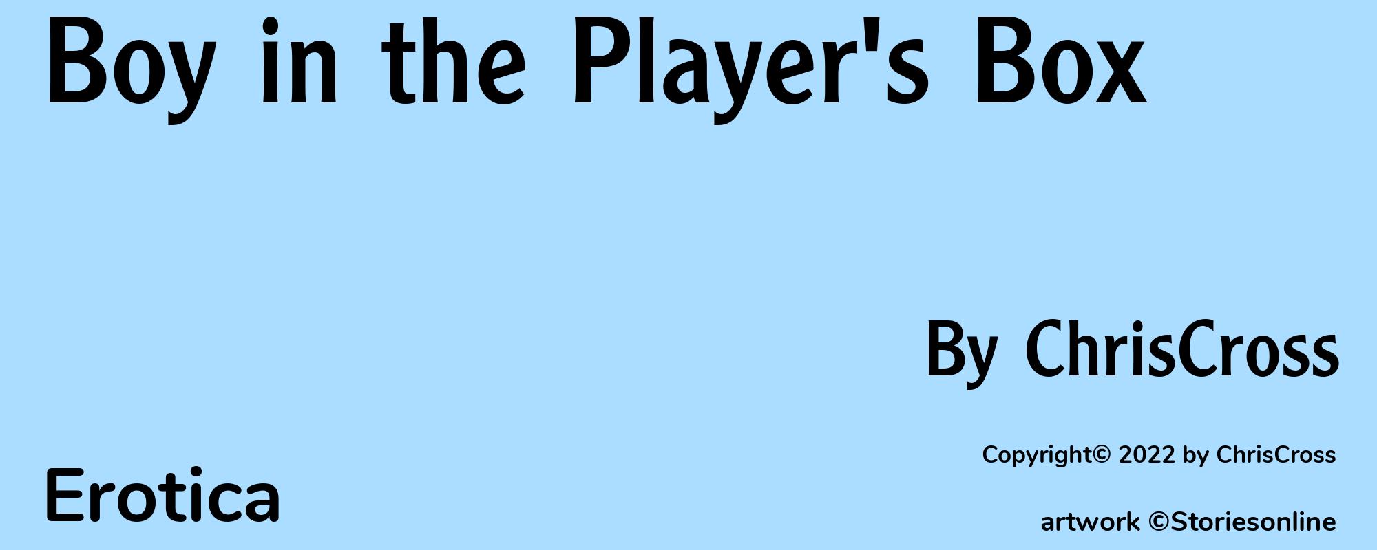 Boy in the Player's Box - Cover