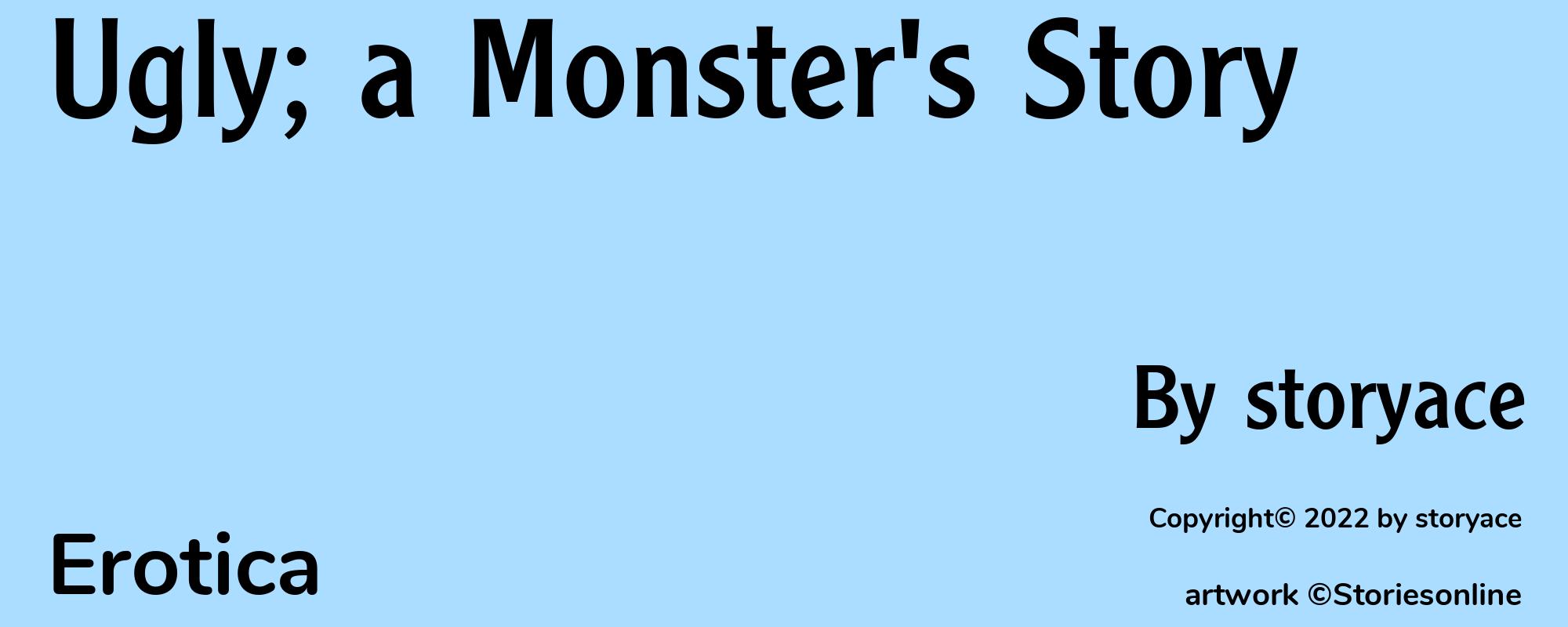 Ugly; a Monster's Story - Cover