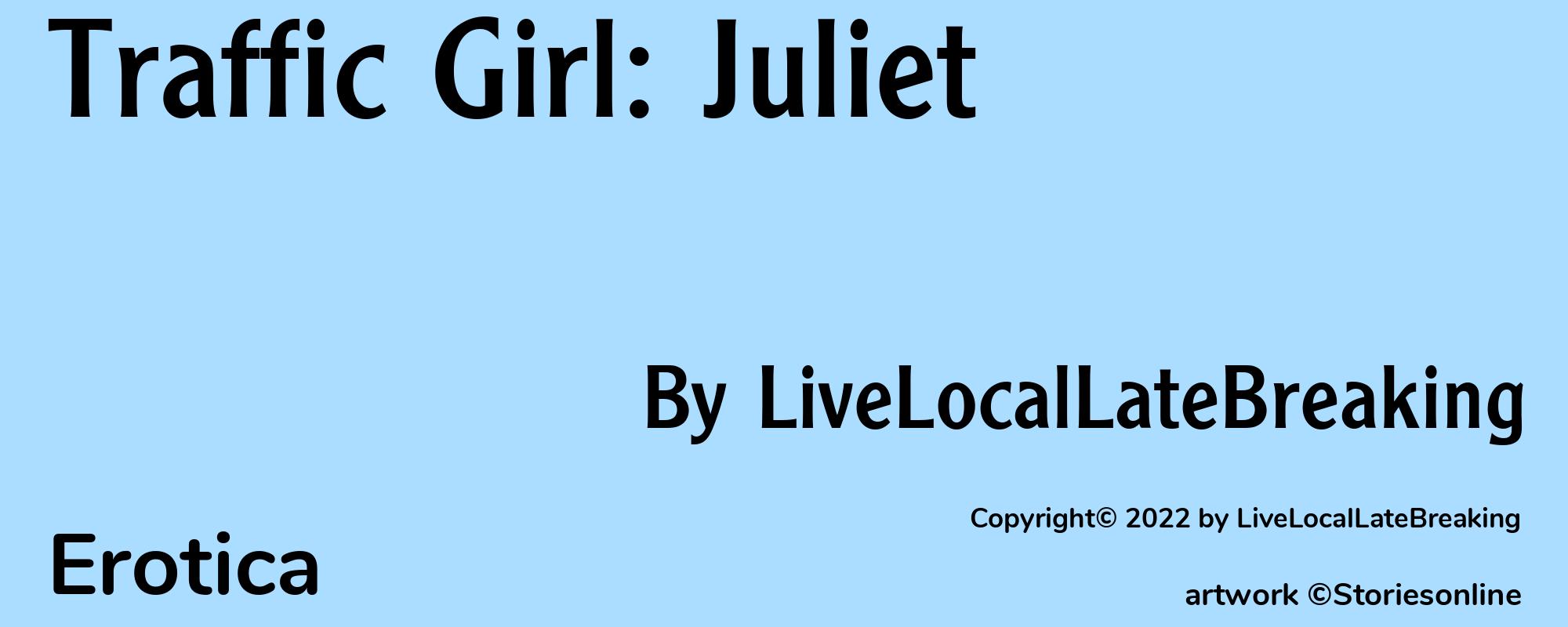 Traffic Girl: Juliet - Cover
