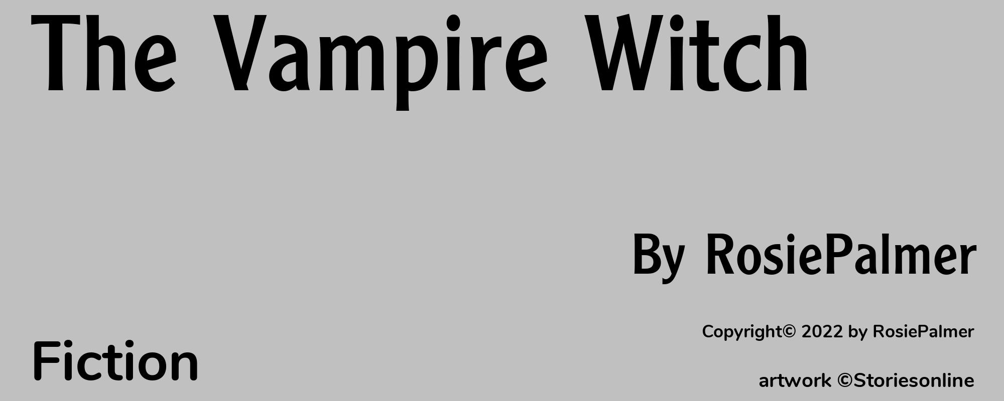 The Vampire Witch - Cover