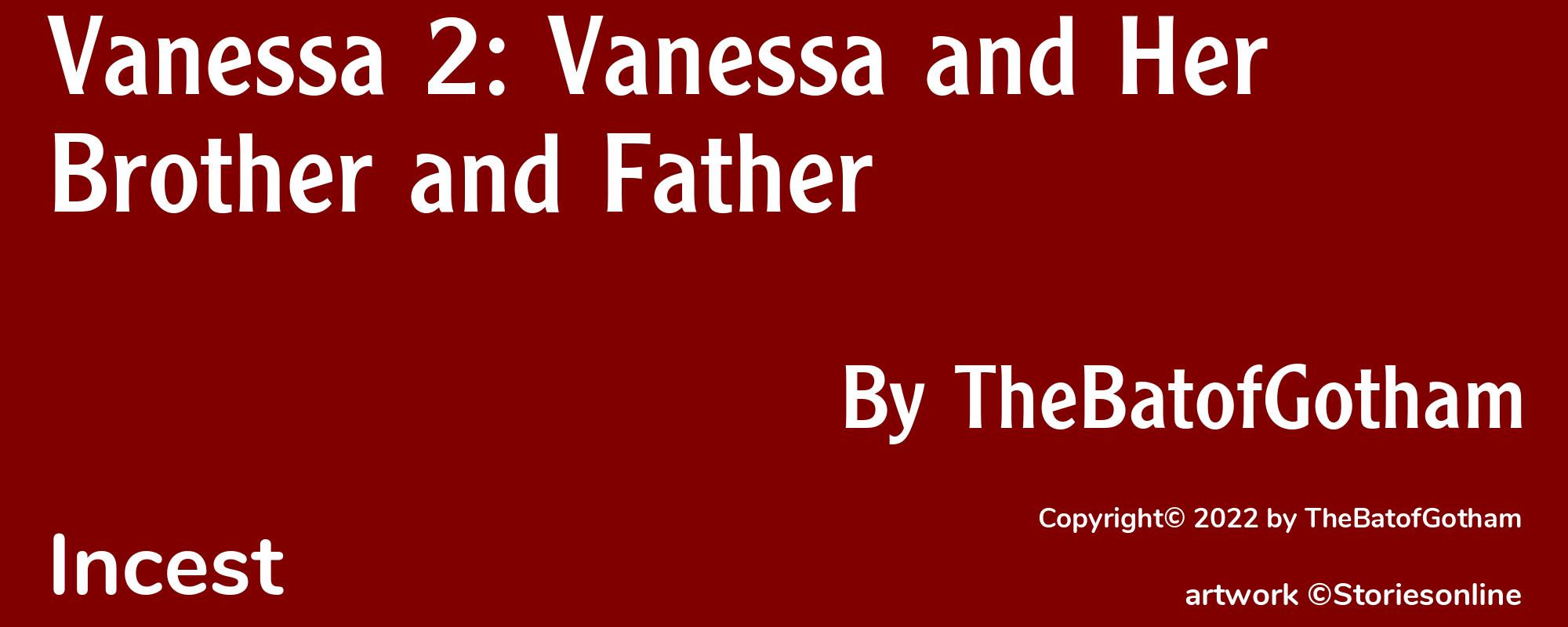 Vanessa 2: Vanessa and Her Brother and Father - Cover