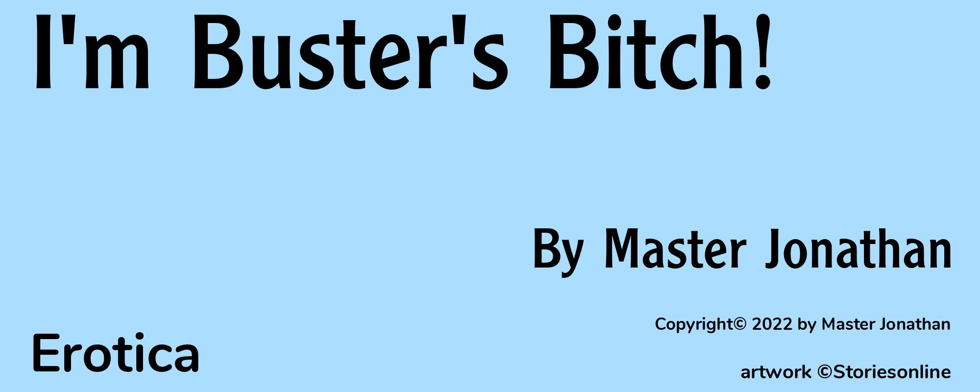 I'm Buster's Bitch! - Cover
