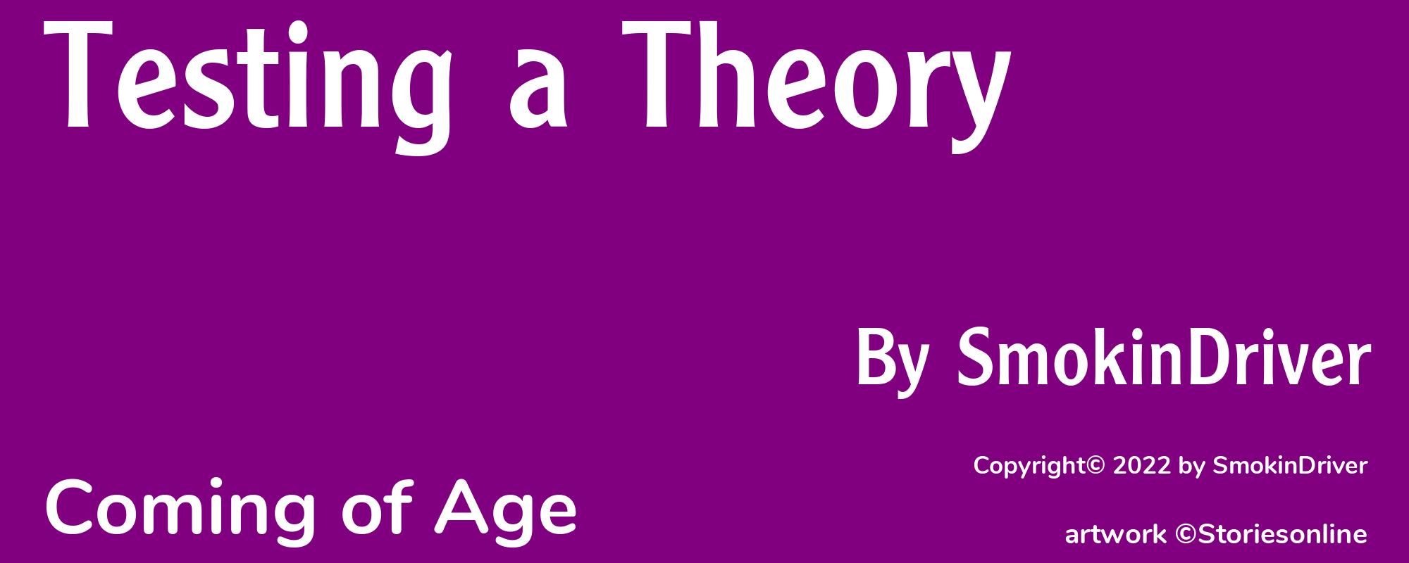 Testing a Theory - Cover