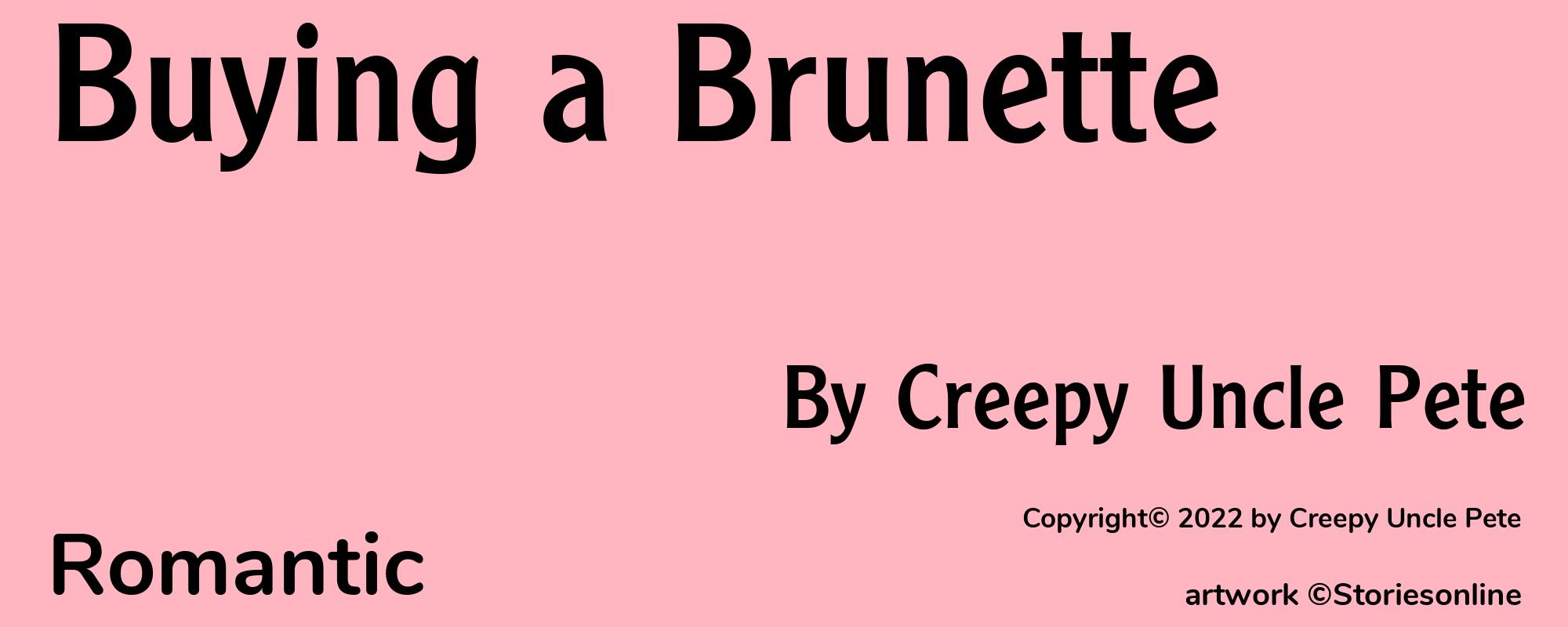 Buying a Brunette - Cover