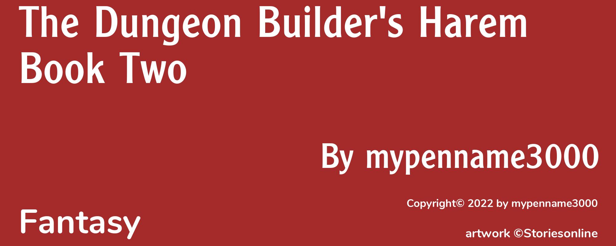 The Dungeon Builder's Harem Book Two - Cover