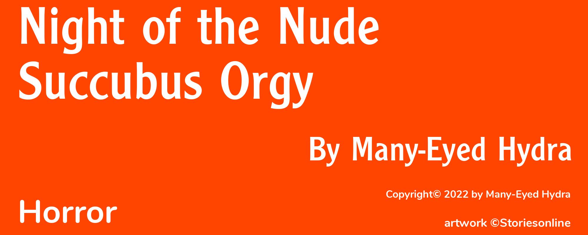 Night of the Nude Succubus Orgy - Cover