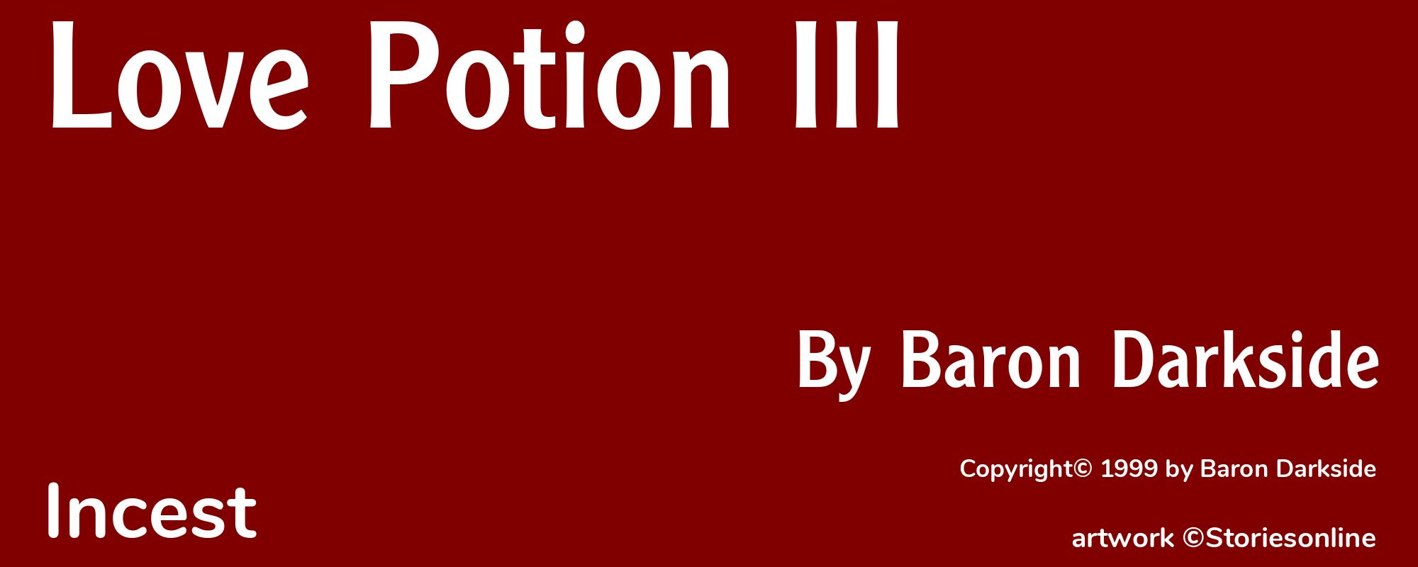 Love Potion III - Cover