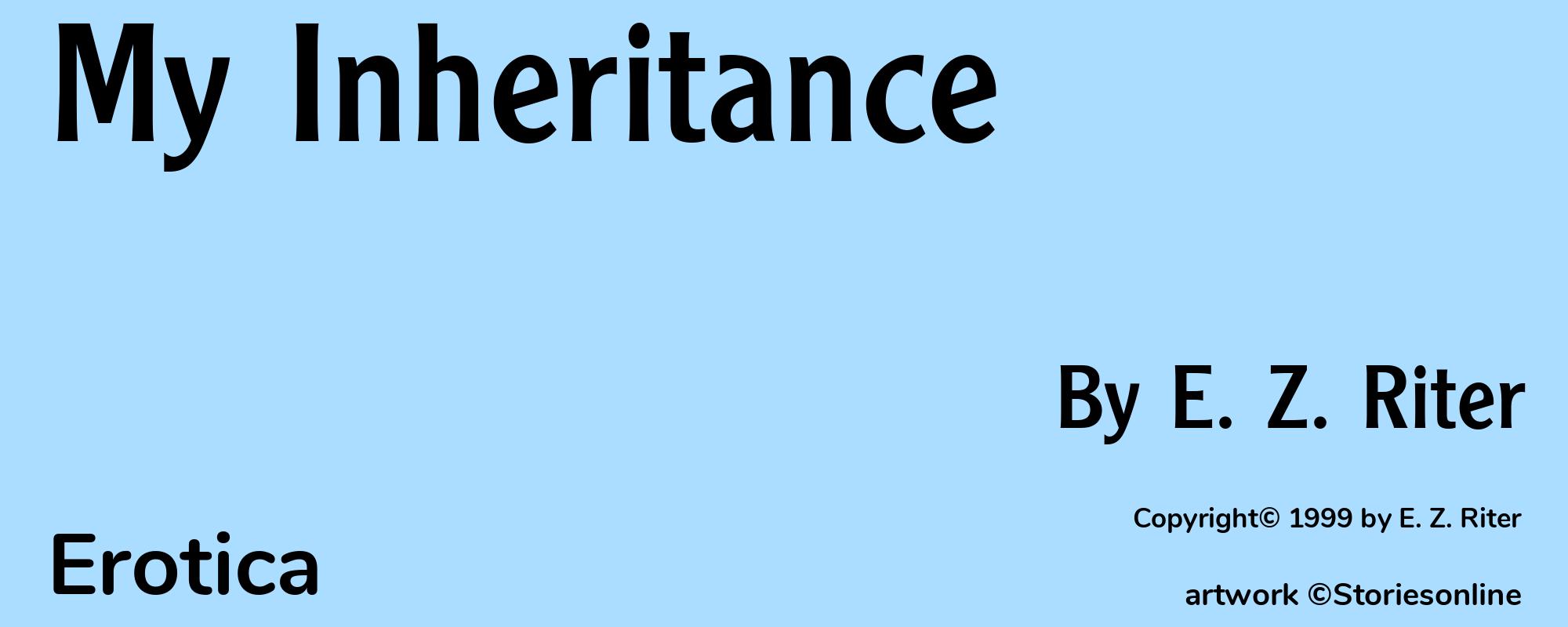 My Inheritance - Cover
