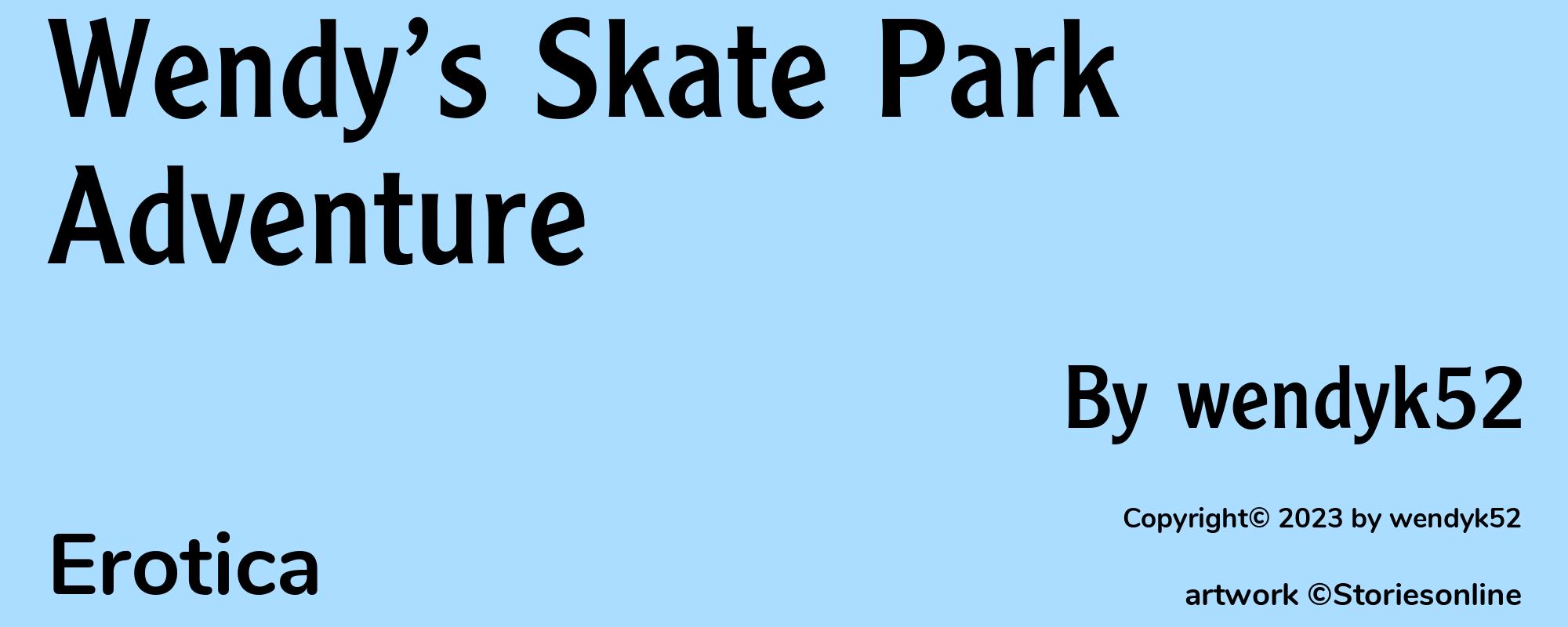 Wendy’s Skate Park Adventure - Cover