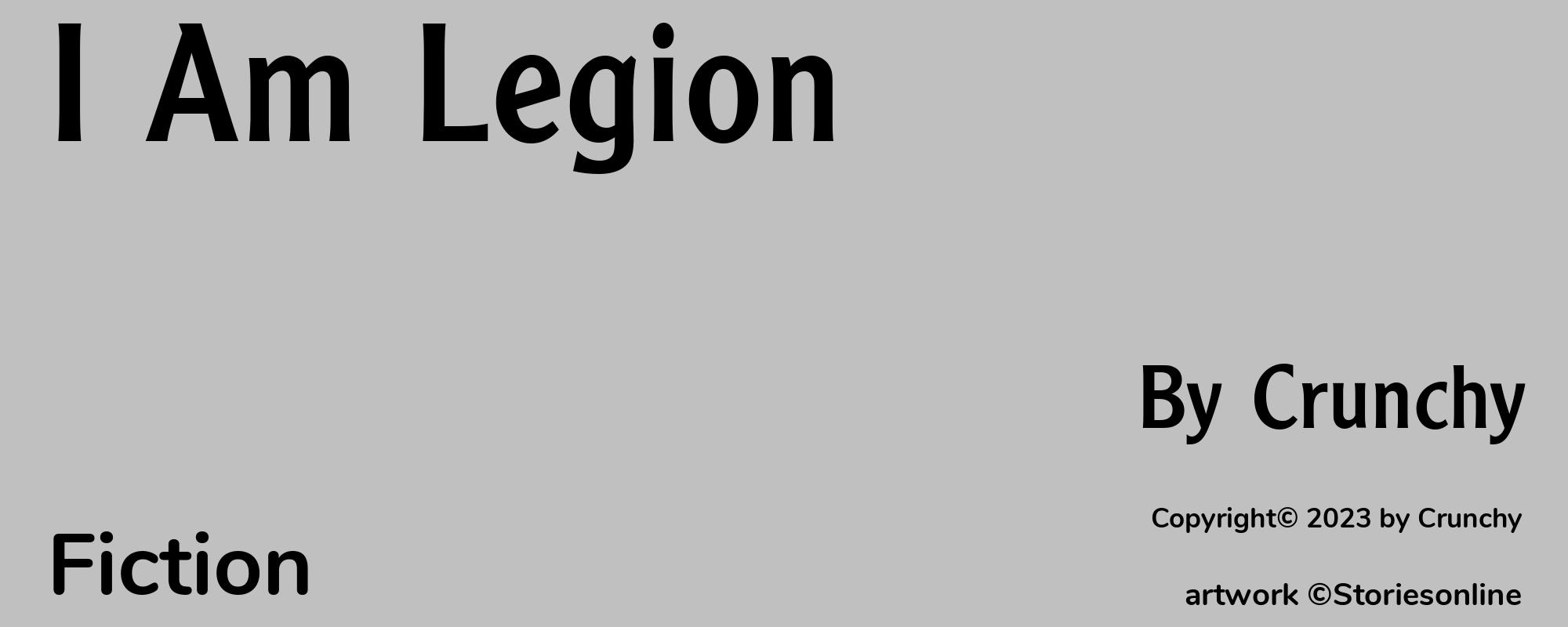 I Am Legion - Cover