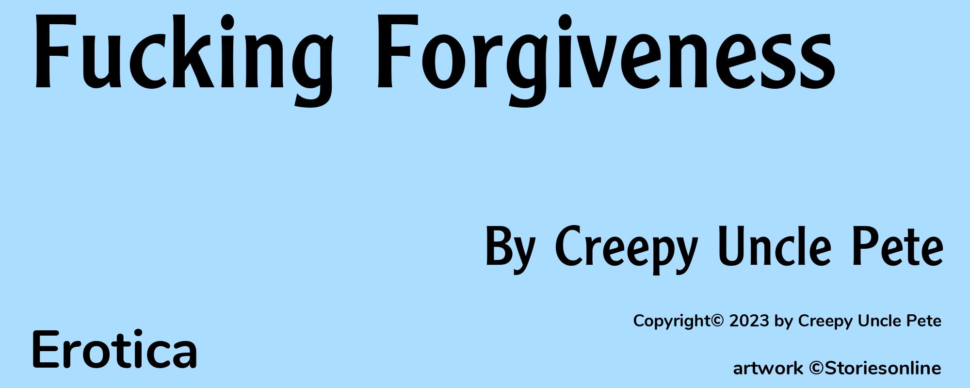 Fucking Forgiveness - Cover