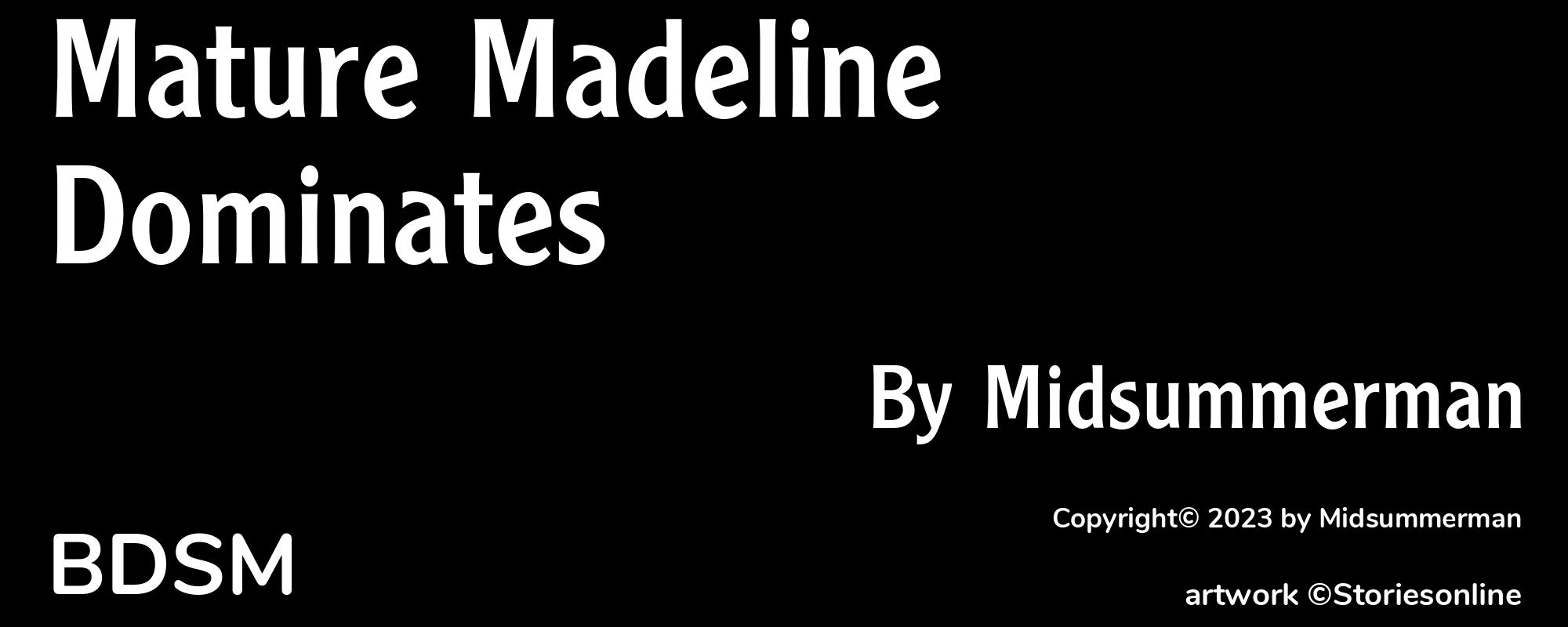 Mature Madeline Dominates - Cover