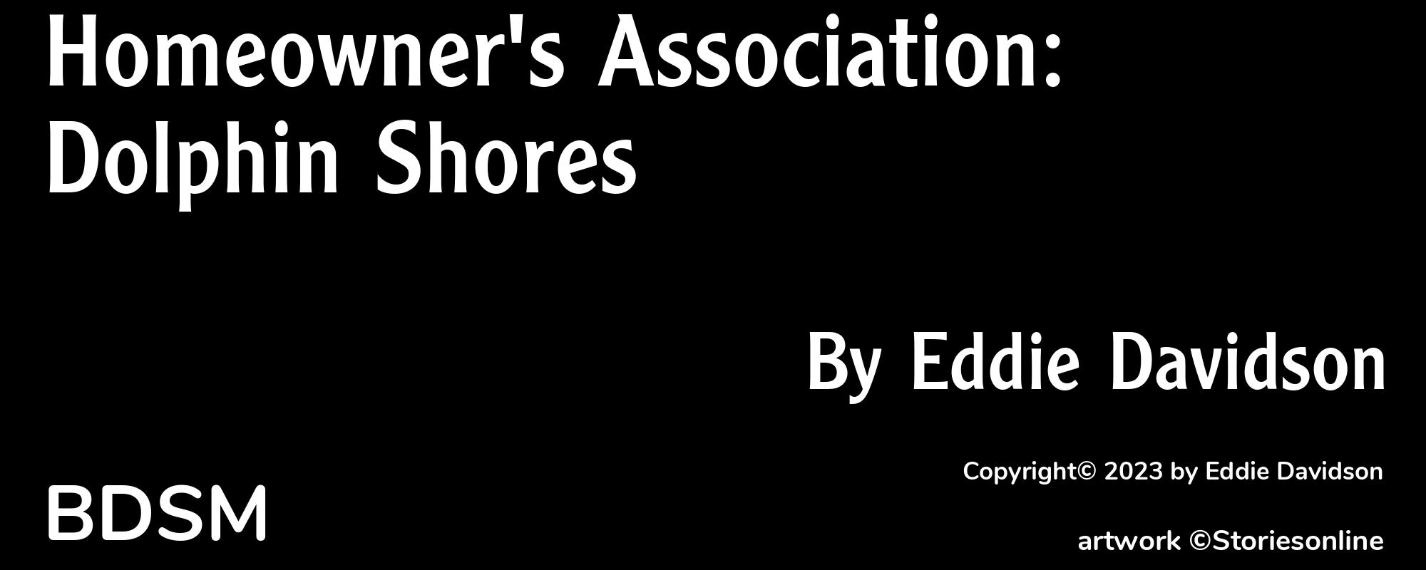 Homeowner's Association: Dolphin Shores - Cover
