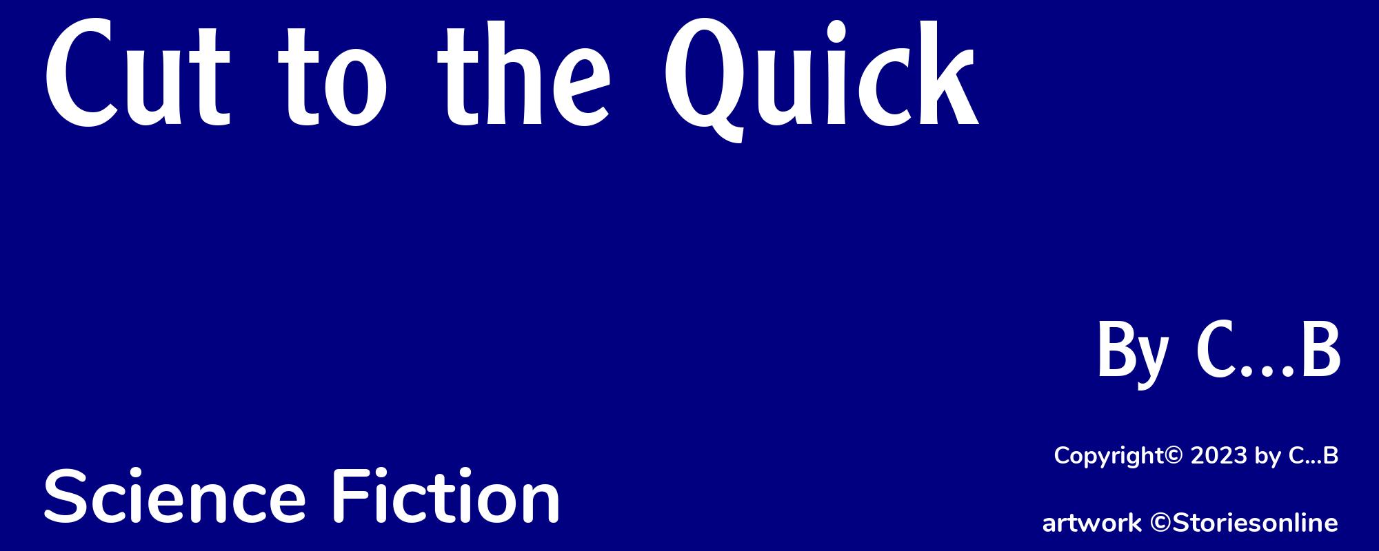 Cut to the Quick - Cover