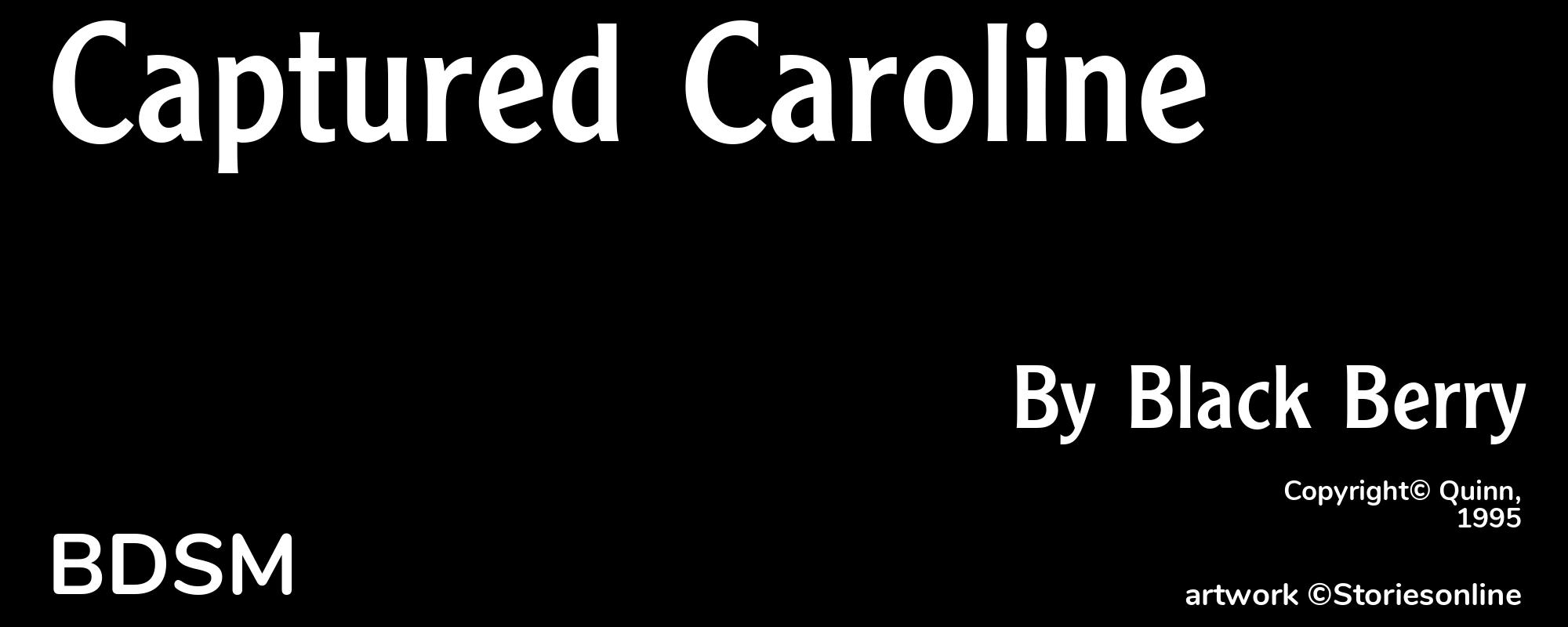 Captured Caroline - Cover