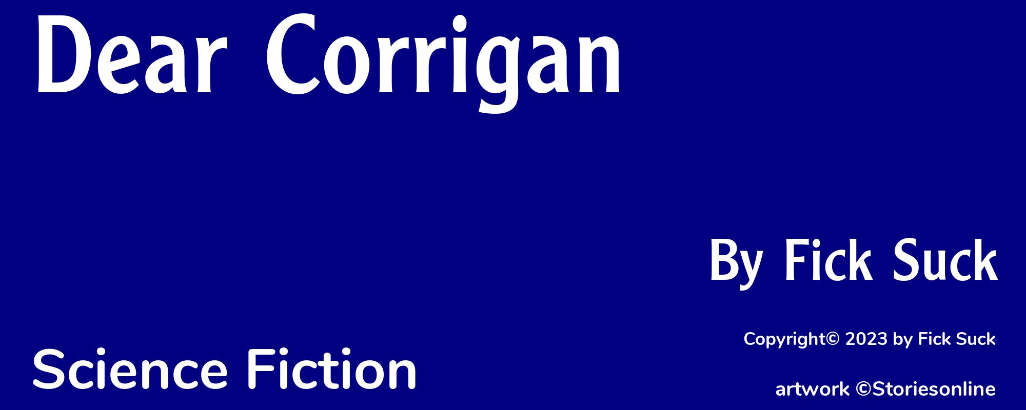 Dear Corrigan - Cover