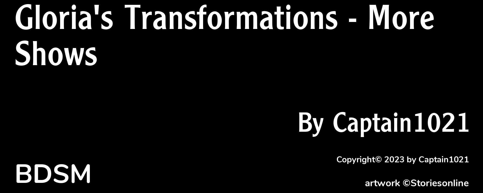 Gloria's Transformations - More Shows - Cover