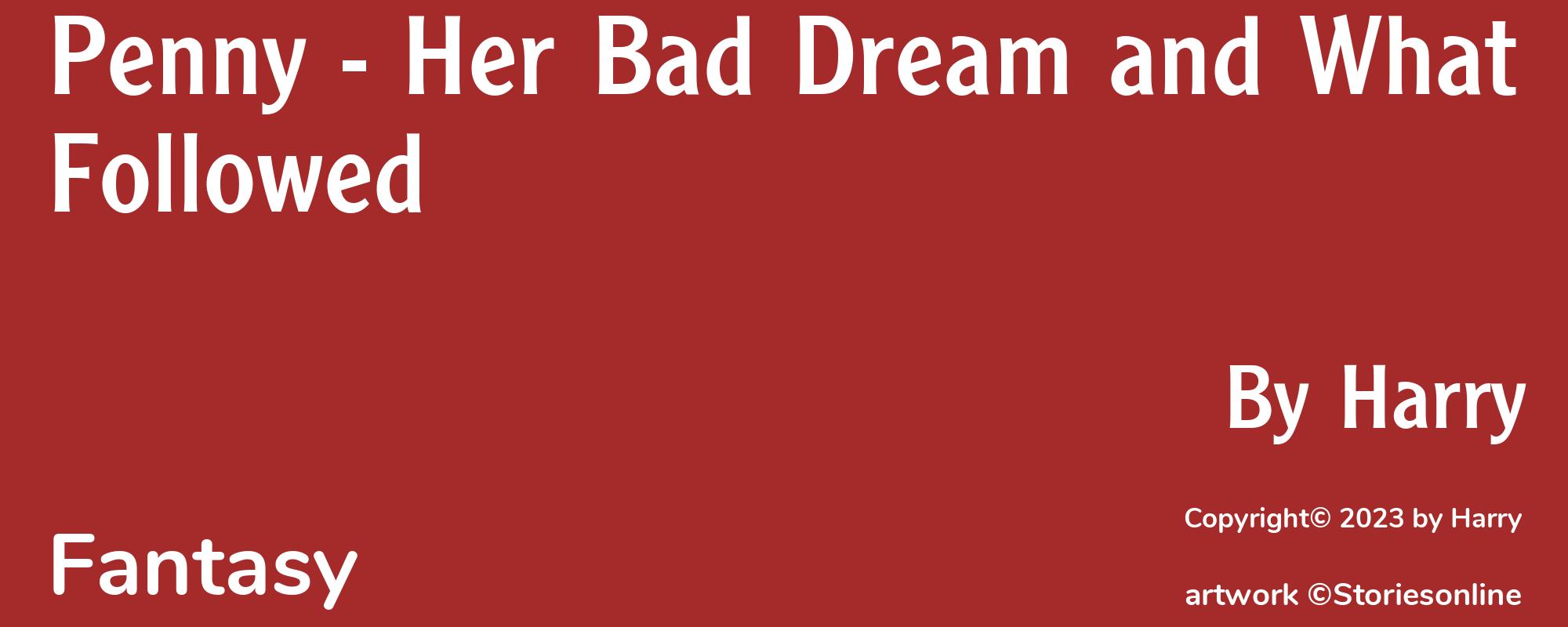 Penny - Her Bad Dream and What Followed - Cover