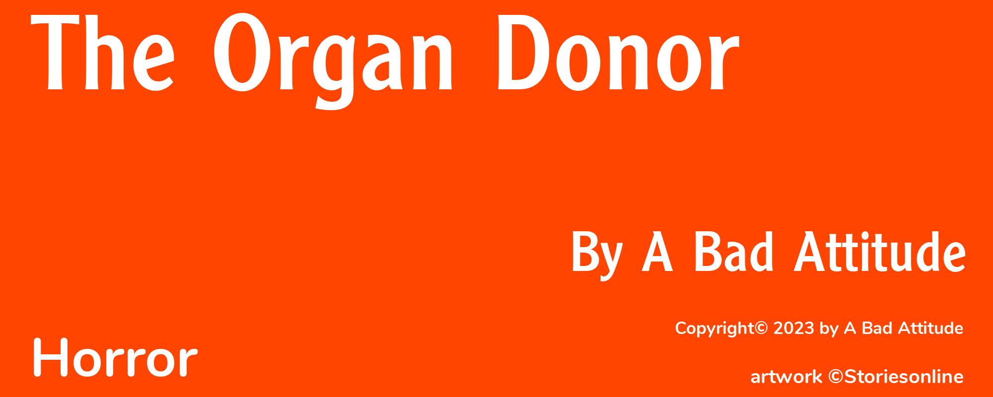 The Organ Donor - Cover
