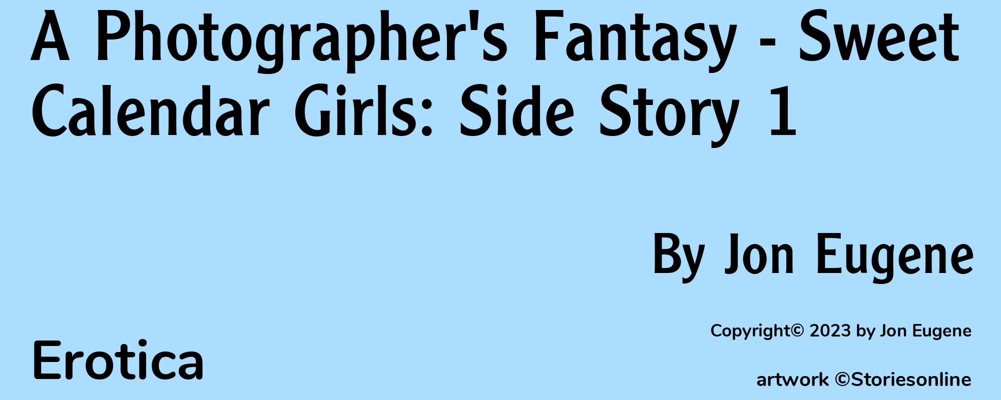 A Photographer's Fantasy - Sweet Calendar Girls: Side Story 1 - Cover