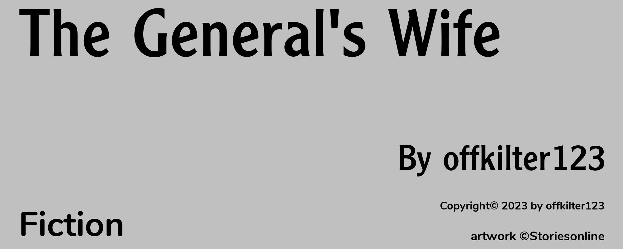 The General's Wife - Cover
