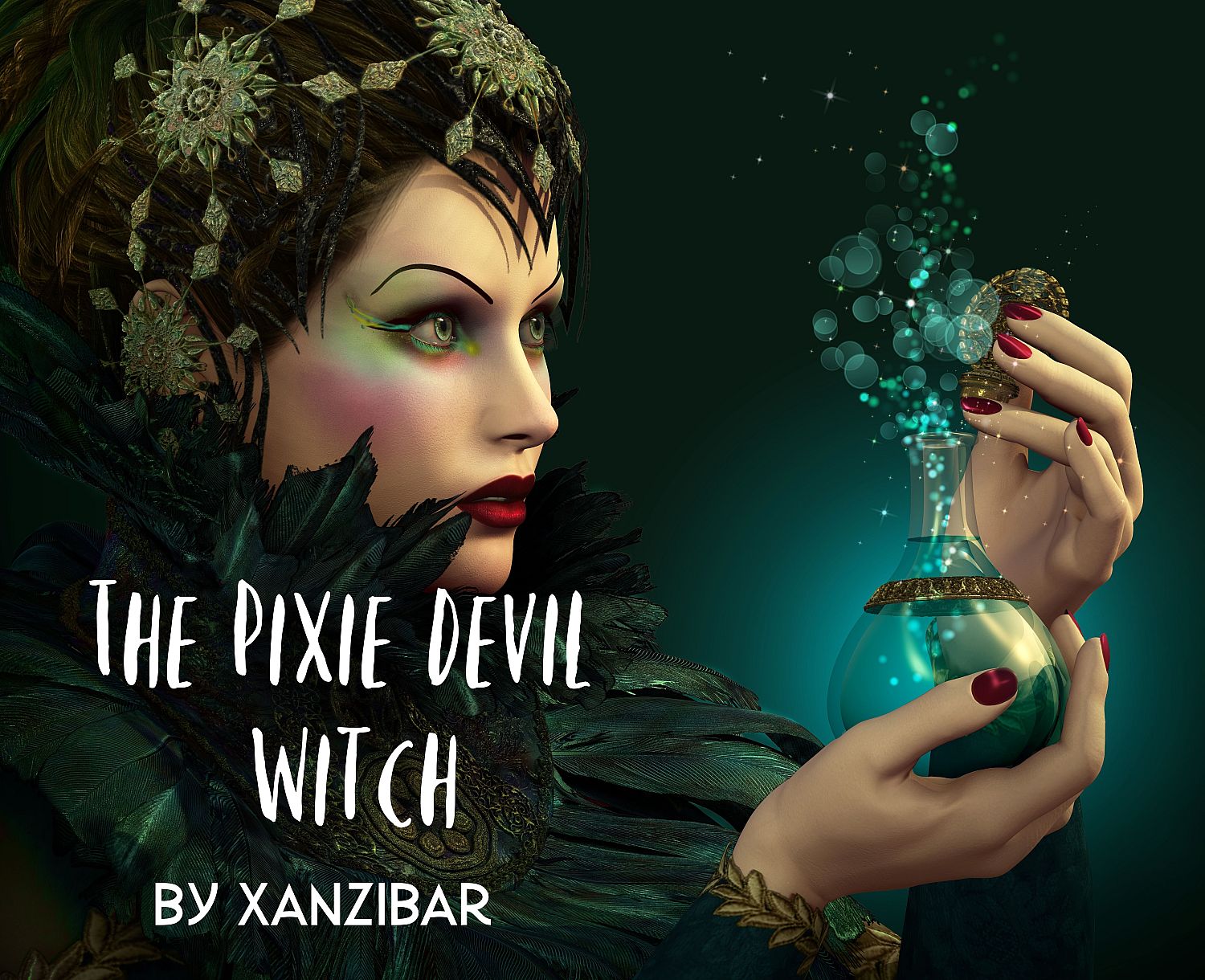 The Pixie Devil Witch. (Cinderella Tale Gone Wrong) - Cover
