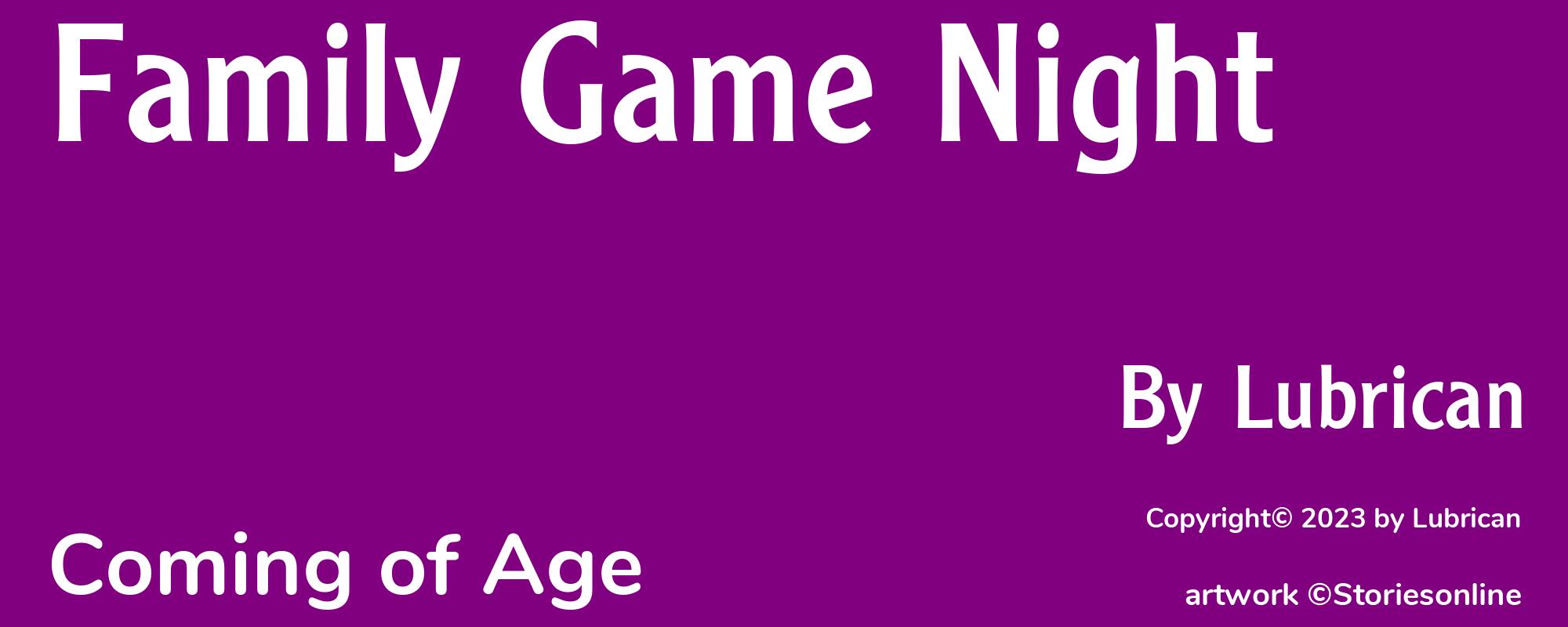 Family Game Night - Cover
