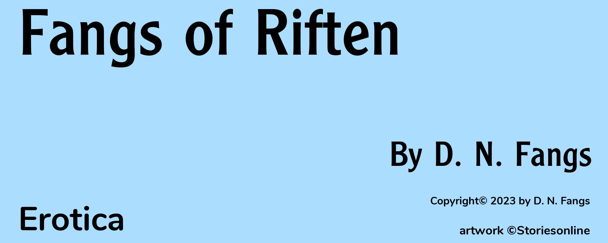 Fangs of Riften - Cover