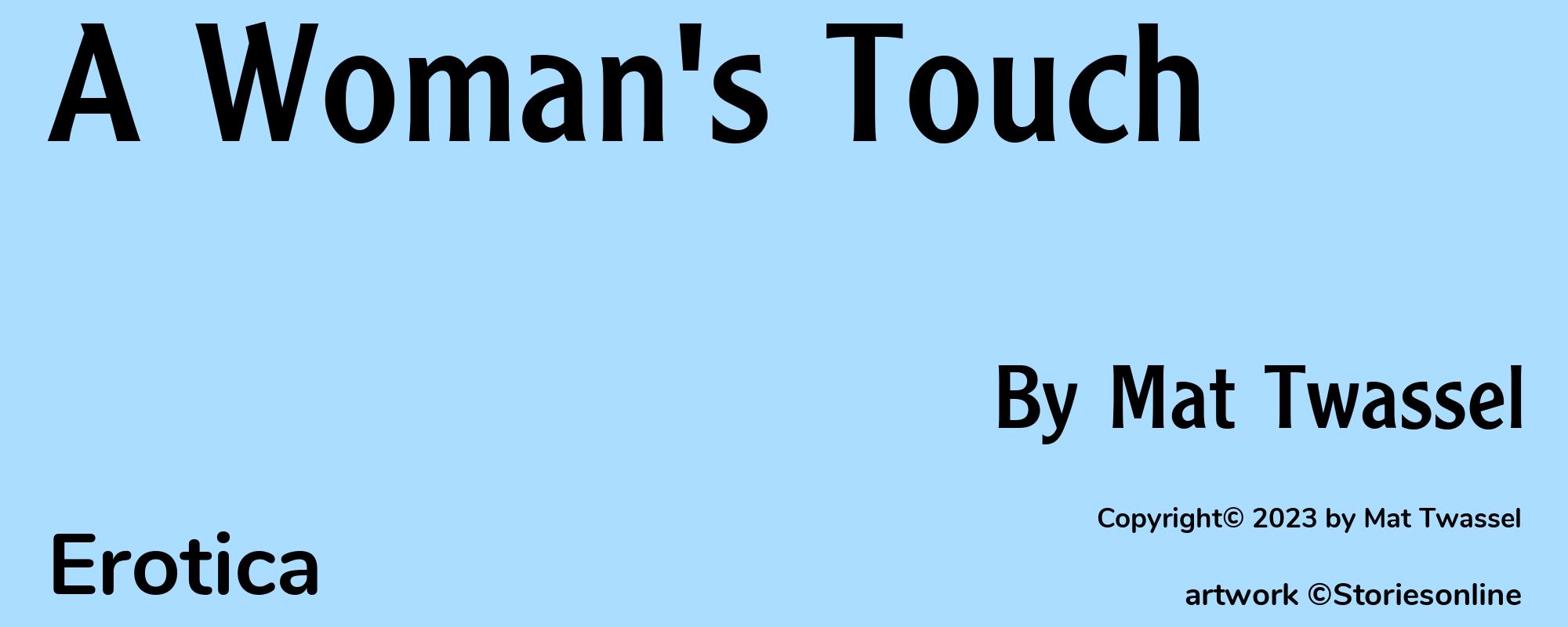A Woman's Touch - Cover